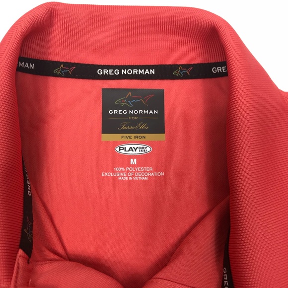 NWOT- Greg Norman for Tulsa Elsa 3 button polo... - Picture 5 of 8